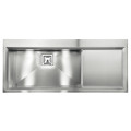 Кухонная мойка из нержавеющей стали CM Glamour Mix 116x50 1V полированная (012849)