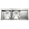 Кухонна мийка з нержавіючої сталі CM Glamour Mix 116x50 2V полірована (012847)