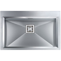 Кухонная мойка из нержавеющей стали CM Glamour Mix 77x50 полированная (012823)