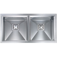 Кухонная мойка из нержавеющей стали CM Glamour 87,5x45 2V полированная (012805)