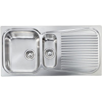 Кухонная мойка из нержавеющей стали CM Matico 100x50 2V полированная (011645)