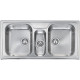 Кухонна мийка з нержавіючої сталі CM Matico 100x50 3V полірована (011646)
