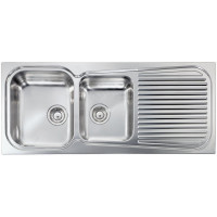 Кухонная мойка из нержавеющей стали CM Matico 116x50 2V полированная (011647)