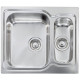 Кухонна мийка з нержавіючої сталі CM Matico 58x50 2V декор (011692)