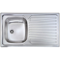 Кухонна мийка з нержавіючої сталі CM Mondial 86x50 1V полірована (011543)