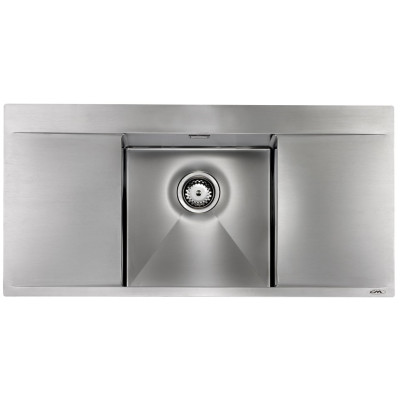 Кухонна мийка з нержавіючої сталі cm Prestige 100x50 1V полірована (012706)
