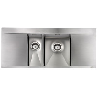 Кухонная мойка из нержавеющей стали CM Prestige 116x50 2V полированная (012707) Кухонная мойка из нержавеющей стали CM Prestige 116x50 2V полированная (012707)