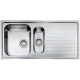 Кухонна мийка з нержавіючої сталі CM Punto Plus 100x50 2V мікродекор (011705)