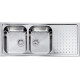 Кухонная мойка из нержавеющей стали CM Punto Plus 116x50 2V полированная (011107)