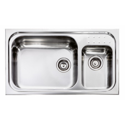 Кухонна мийка з нержавіючої сталі CM Punto Plus 86x50 2V полірована (011114)