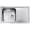Кухонна мийка з нержавіючої сталі CM Punto Quadro 86x50 1V полірована (010903)