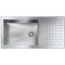 Кухонная мойка из нержавеющей стали CM Punto Quadro 100x50 1V полированная (010906)