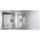 Кухонна мийка з нержавіючої сталі CM Punto Quadro 100x50 2V полірована (010905)