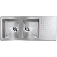 Кухонна мийка з нержавіючої сталі CM Punto Quadro 116x50 2V полірована (010907)
