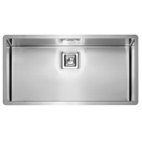 Кухонна мийка з нержавіючої сталі CM Pyper 85x45 полірована (01532A) Кухонна мийка з нержавіючої сталі CM Pyper 85x45 полірована (01532A)