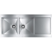 Кухонная мойка из нержавеющей стали CM Revers 116x52 2V полированная (012987)