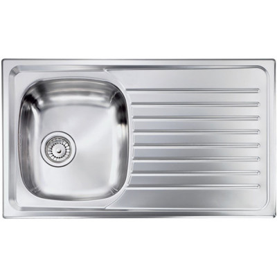 Кухонна мийка з нержавіючої сталі CM Siros 86x50 1V декор (010493)