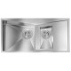 Кухонна мийка з нержавіючої сталі CM Space 100x50 2V полірована (012865)