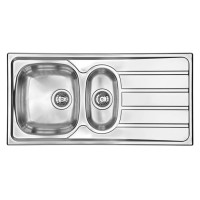 Кухонна мийка з нержавіючої сталі CM Universal 100x50 2V полірована (015445)