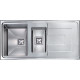 Кухонная мойка из нержавеющей стали CM Vesta 100x50 2V полированная (010805)