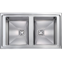 Кухонна мийка з нержавіючої сталі CM Vesta 86x50 2V полірована (010804)