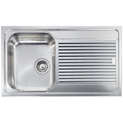 Кухонна мийка з нержавіючої сталі CM Zenith 86x50 1V мікродекор (011273)