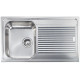 Кухонна мийка з нержавіючої сталі CM Zenith 86x50 1V декор (011293)