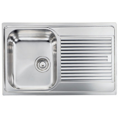 Кухонна мийка з нержавіючої сталі CM Zenith 79x50 1V декор (011291)