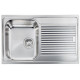 Кухонна мийка з нержавіючої сталі CM Zenith 79x50 1V полірована (011241)