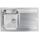 Кухонна мийка з нержавіючої сталі CM Zenith 210 79x50 1V полірована (011221)