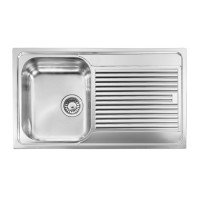 Кухонная мойка из нержавеющей стали CM Zenith Filotop 86x50 1V полированная (010243)