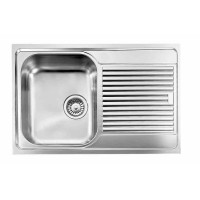 Кухонная мойка из нержавеющей стали CM Zenith Filotop 79x50 1V полированная (010241)