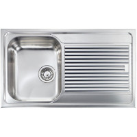 Кухонная мойка из нержавеющей стали CM Zenith Plus 86x50 1V декор (011263) Кухонная мойка из нержавеющей стали CM Zenith Plus 86x50 1V декор (011263)
