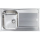 Кухонна мийка з нержавіючої сталі CM Zenith Plus 86x50 1V мікродекор (010253)