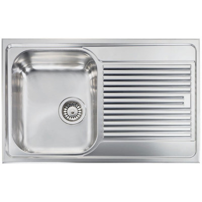 Кухонна мийка з нержавіючої сталі CM Zenith Plus 79x50 1V декор (011261)
