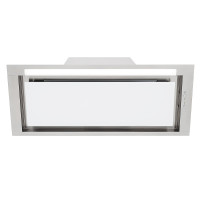 Вбудована кухонна витяжка Elica HIDDEN 2.0 IXGL/A/72 Нержавіюча сталь, біле скло