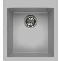 Каменная кухонная мойка Elleci Q 102 on top aluminium 79 Серый