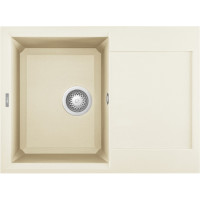 Кам'яна кухонна мийка ELLECI EASY 135 BIANCO ANTICO 62 Слонова кістка Кам'яна кухонна мийка ELLECI EASY 135 BIANCO ANTICO 62 Слонова кістка