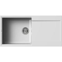 Каменная кухонная мойка ELLECI EASY 480 BIANCO TITANO 68 Белый Каменная кухонная мойка ELLECI EASY 480 BIANCO TITANO 68 Белый