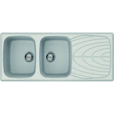 Кам'яна кухонна мийка ELLECI Master 500 bianco 52 Колір: Білий