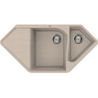 Каменная кухонная мойка ELLECI Ego Corner avena 51 Бежевый