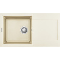 Кам'яна кухонна мийка ELLECI EASY 290 BIANCO ANTICO 62 Слонова кістка Кам'яна кухонна мийка ELLECI EASY 290 BIANCO ANTICO 62 Слонова кістка