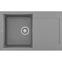 Кам'яна кухонна мийка ELLECI EASY 300 CEMENTO 48 Сірий