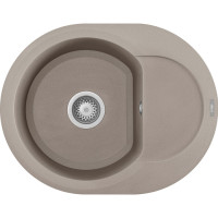 Каменная кухонная мойка ELLECI EASY ROUND TORTORA 43 Бежевый Каменная кухонная мойка ELLECI EASY ROUND TORTORA 43 Бежевый
