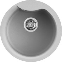 Кам'яна кухонна мийка ELLECI Ego Round aluminium 79 Сірий Кам'яна кухонна мийка ELLECI Ego Round aluminium 79 Сірий