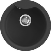 Кам'яна кухонна мийка ELLECI Ego Round nero 40 Чорний Кам'яна кухонна мийка ELLECI Ego Round nero 40 Чорний