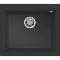 Кам'яна кухонна мийка ELLECI Q 105 on top nero 40 Чорний