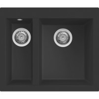 Кам'яна кухонна мийка ELLECI Q 150 on top nero 40 Чорний Кам'яна кухонна мийка ELLECI Q 150 on top nero 40 Чорний