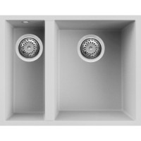 Каменная кухонная мойка ELLECI Q 150 under top titano 68 Белый под столешницу Каменная кухонная мойка ELLECI Q 150 under top titano 68 Белый под столешницу
