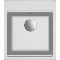 Каменная кухонная мойка ELLECI TIME 102 on top bianco 68 Белый